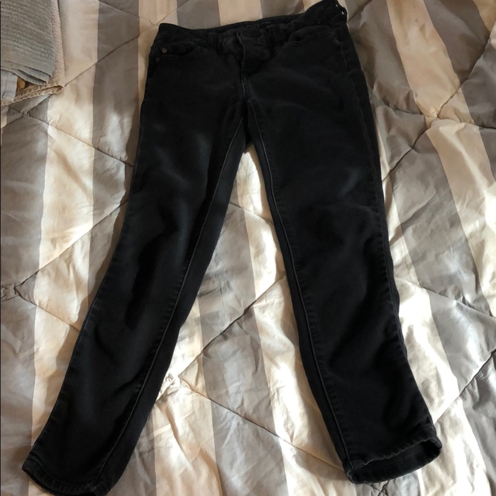 Girls black skinny jeans